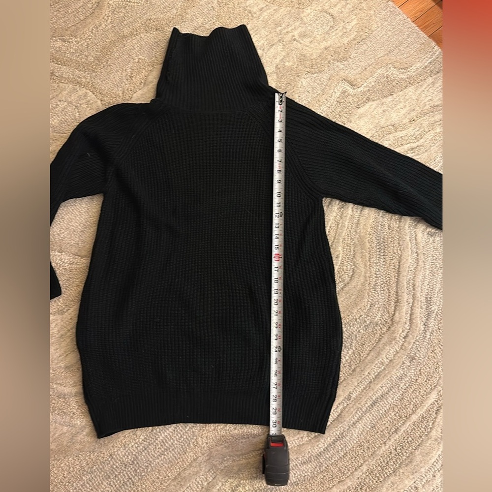 Oversized black sweater